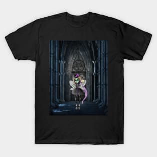 Green fairy at the cemetery T-Shirt